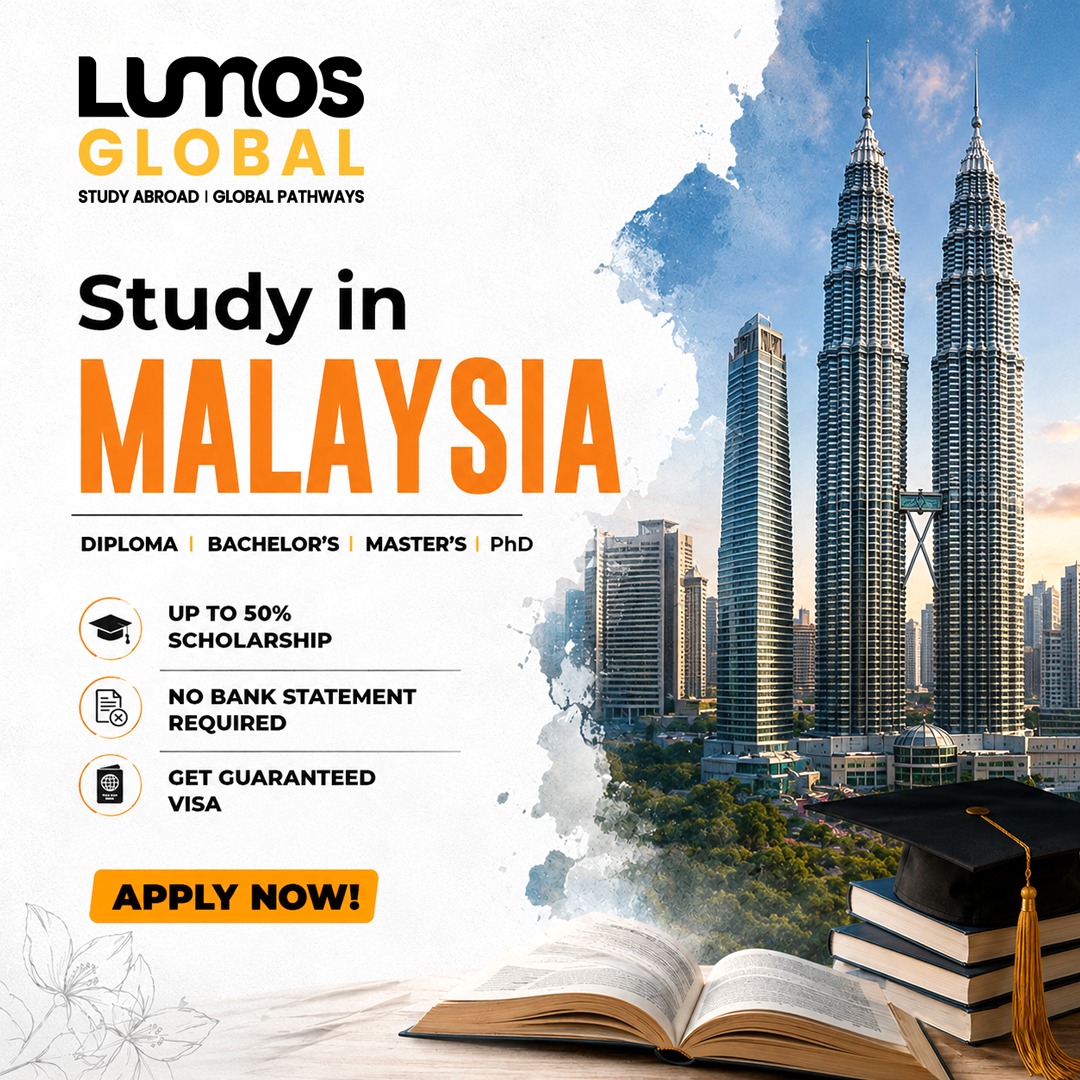 BIG NEWS! Study in Malaysia with up to 50% scholarship!